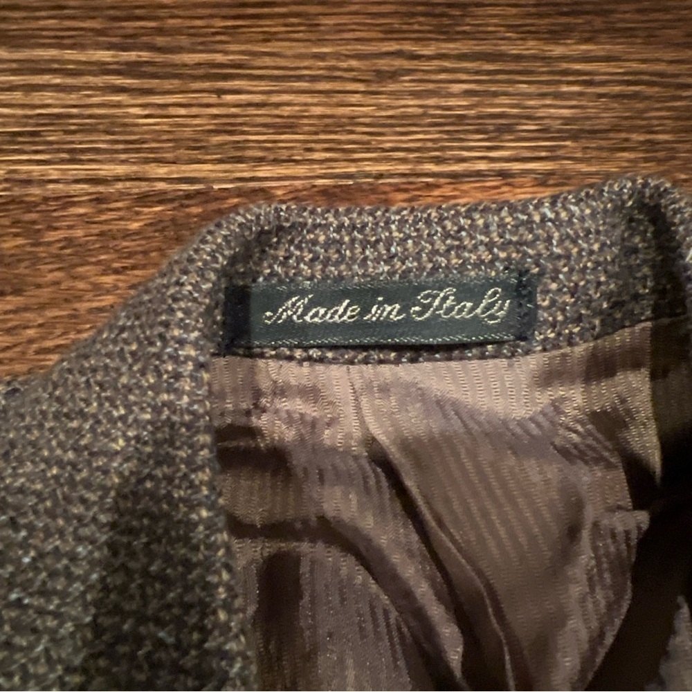 Pal Zileri Wool Cashmere Blend Sport Twead Coat Sz 50 (40 US) - Picture 4 of 7